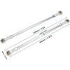 1 Pair 295mm 8mm Steering Tie Rod Kit Fit for Go Kart ATV Racing Cart Steel Alloy High Strength Long Lasting Go Kart Steering Tie Rod Tie Rod End
