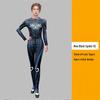 Costume da Cosplay di Daji di Halloween: Tuta nera da donna Spiderman, Costume di Asuka da Overwatch