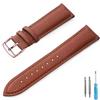 Litchi Pattern Soft Leather Watch Band Bracelet 12mm 14mm 16mm 18mm 20mm 22mm Replacement Wrist Straps Watchbands