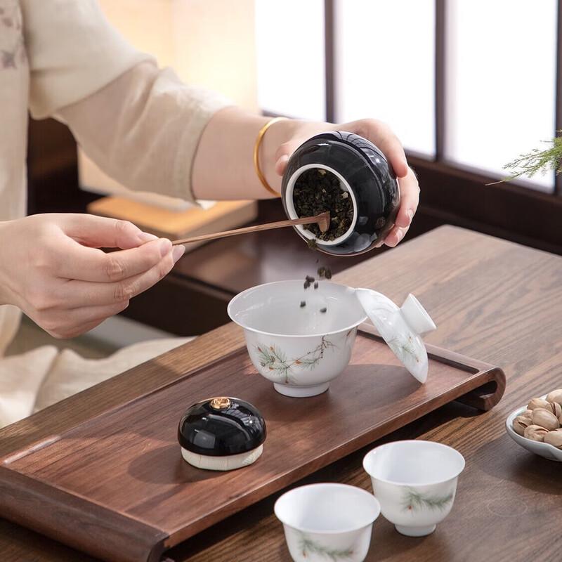 Nanshan Mr. Ceramic Tea Canister Set
