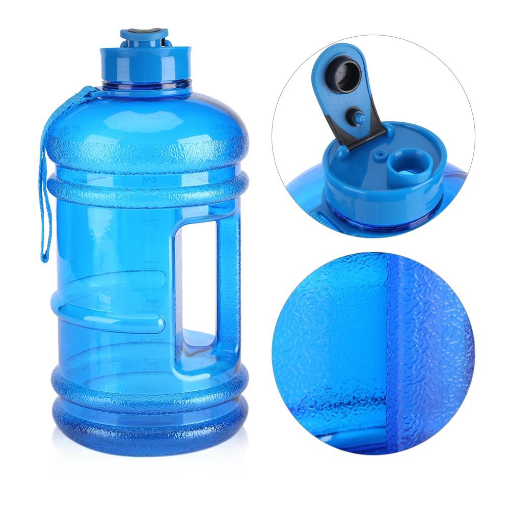 2.2L Water Bottle Kettle Sports Cup Camping Gym Large  Acity Outdoor Black