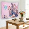 DDLC Characters Tapestry Cute Anime Wall Art for Home Room Decoration