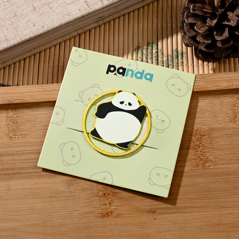 Adorable Panda Metal Bookmark - Festival Souvenir & Children's Reading Page Holder Gift