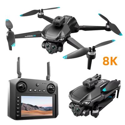 M33 MAX 4,5'' Displej Ovládání GPS Dron s 4K/6K/8K Duální Kamerou Optický Tok Vyhýbání se Překážkám Střídavý Motor FPV RC Kvadrokoptéra Hračky