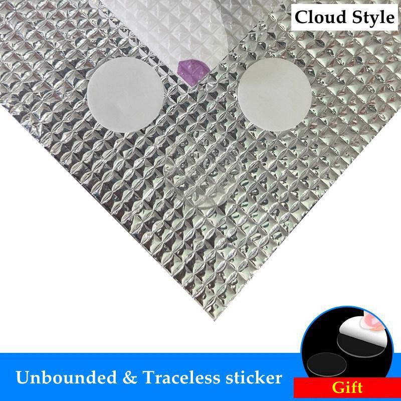 Folie de umbrire pentru geamuri Protector solar Pad pentru protecție solară Cameră Birou Cameră însorită Folie izolatoare Anti UV Parasolar Folie de aluminiu