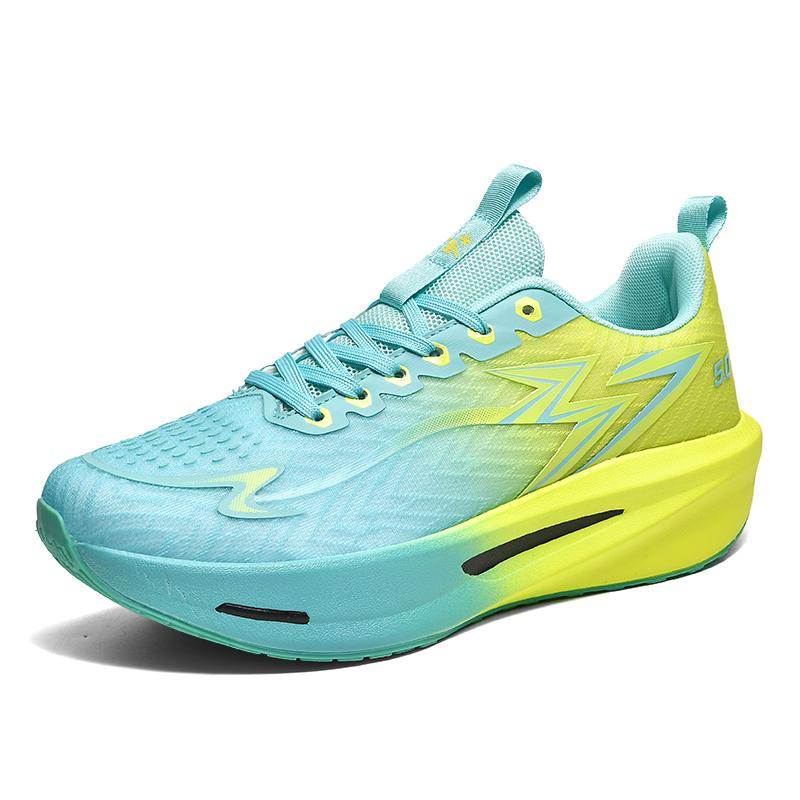 

New Style Couple Running Shoes Shock-Absorbent Rebound Jogging Sneakers Wear-Resisting Non-Slip Outdoor Sneakers for Jogging 35