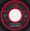 7-Zoll-Schallplatte ANITA BRYANT Paper Roses 180 Eric Records US Pop Gebraucht