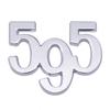 3D Metal 595 695 Tunismo Esseesse Competizione Badge Logo Car Rear Trunk Emblem Decal Stickers for Abarth