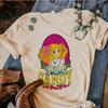 Lata 90. Kawaii Cukierki Cukierki Anime Letni Top Koszulka Damska Nadruk Koszulka Grunge Anime Manga Koszulka Topy Graficzny Estetyczny