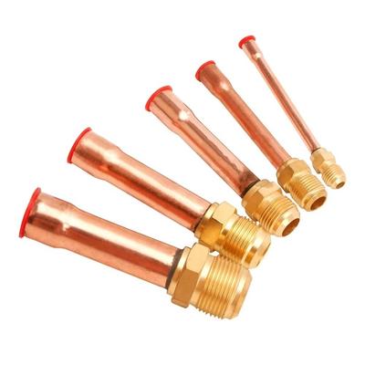 SAE 1/4 3/8 5/8 1/2 3/4 Air Conditioning Copper Pipe Flare Pipe Fitting  Air Conditioner