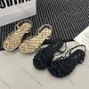 Fashion Flats Women's Sandals Designer Casual Shoes Fashion Slippers Rome 2025 Walking Beach Flip Flops New Dress Slides Woman Shoes