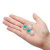10Pcs/Lot Resin Frosted Round Pendants Charms for DIY Bracelet Earrings Necklace Pendant Jewelry Making Accessories Supplies