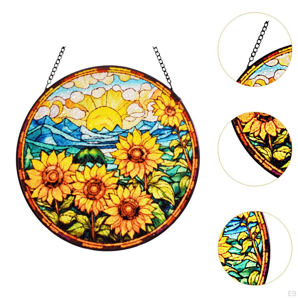 Decorative Sunflower Pendant for Office And Garden
