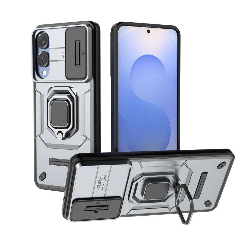 For Samsung S25 Edge Case Cover Samsung Galaxy S25 Edge Capas Slide Camera Lens Protective Ring Holder Fundas Samsung S25 Edge