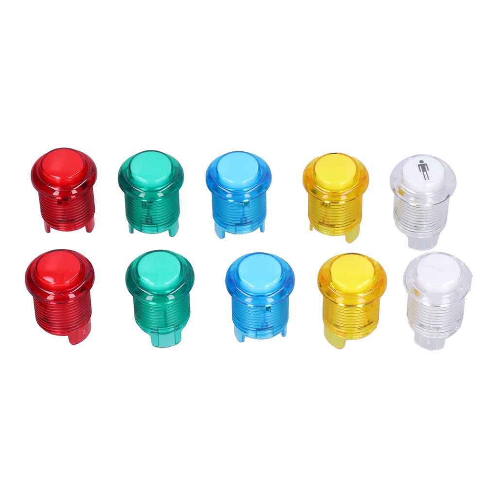 QM070912 Kit DIY Jogos de Arcade com Botões de Arcade LED Encoder Sem Atraso para Projetos DIY Raspberry Pi