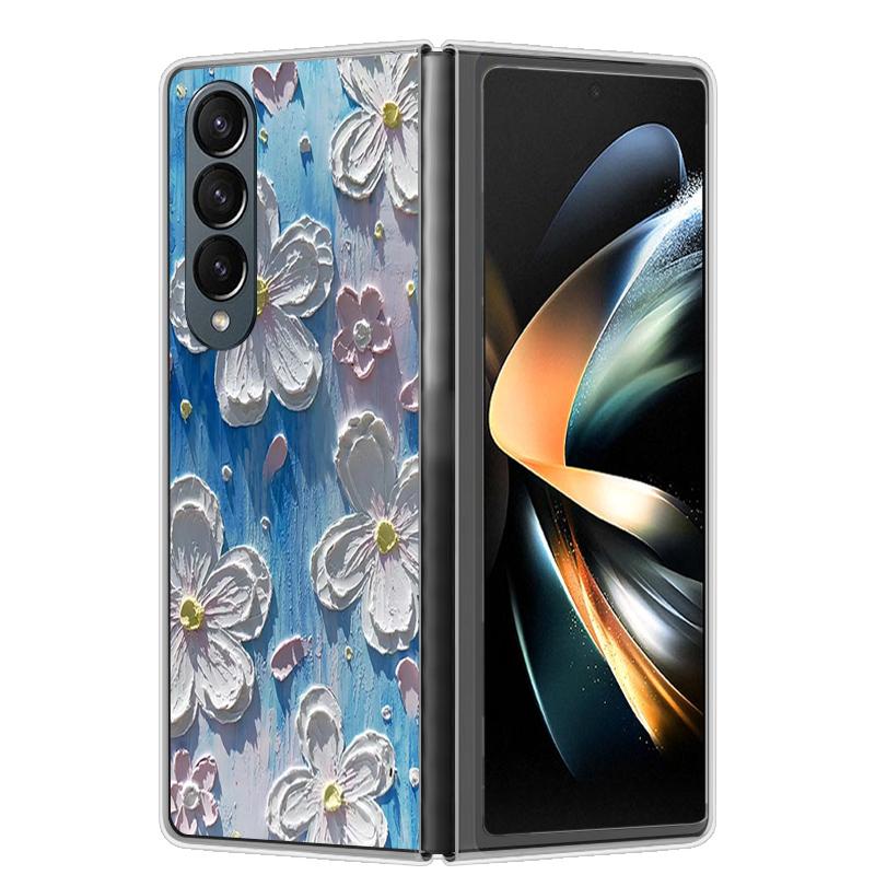 For Samsung Z Fold 4 Case ZFold 5 4 5G Hard Transparent Phone Cover For Samsung Galaxy Z Fold4 Fold5 Shockproof Bumper Fundas