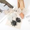 1 Stück Glänzende Schleifen Schuhe Dekoration Clips Hochzeitsschuhe High Heel Strass Anhänger Schnalle Clips Abnehmbare Schuhaccessoires