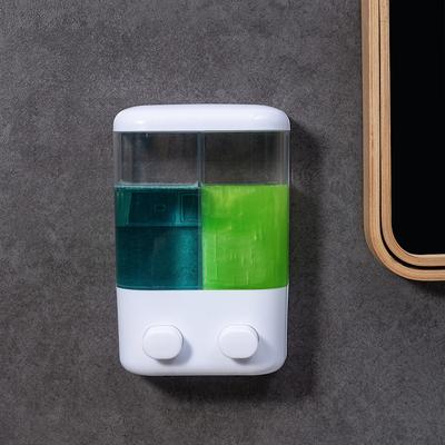 Wall-mounted Liquid Soap Dispenser Single/Double Head Foam Hand Wash Device Bathroom Shower Gel Detergent Shampoo Bottle
