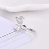 Shining  26 Letters Adjustable Rings   Initial A-Z Alphabet Opening Ring For Women Charm Jewelry Gift