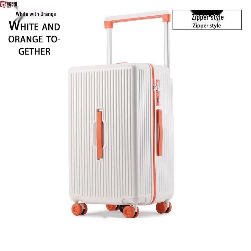 Xin Jing Zhou Wide-Handle PC Hard-Shell Luggage with USB & Cupholder