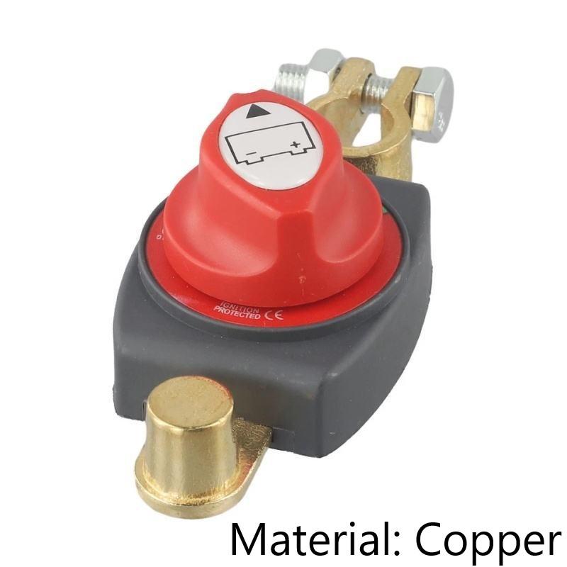 

Вимикач акумулятора 12-48В Негативний Вмик/Вимк Ізолятор Аварійне вимкнення живлення Головний ізолятор Автоматичний вимикач Запчастини для автомобілів Автобудинків Човна