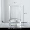 Elegant Transparent Glass Vase for Home Décor – Large Straight Tube Design for Floral Arrangements