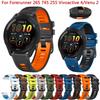 Bracelet Officiel Montre Connectée Pour Garmin Forerunner 265 745 255 Music Bracelet en Silicone 22mm Pour Vivoactive 4 Venu 2 Bracelet de Poignet