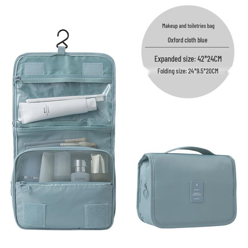 Portable Waterproof Travel Makeup Bag for Men & Women - Large Capacity & Multifunctional