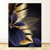 Black Golden Plant Leaf Canvas Poster Print  Abstract Wall Art Painting Nordic Living Room Decoration Picture Modern Home Decor