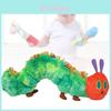 Juguete Compañero Oruga de Peluche Multicolor Con Almohada Acogedora para el Confort del Bebé