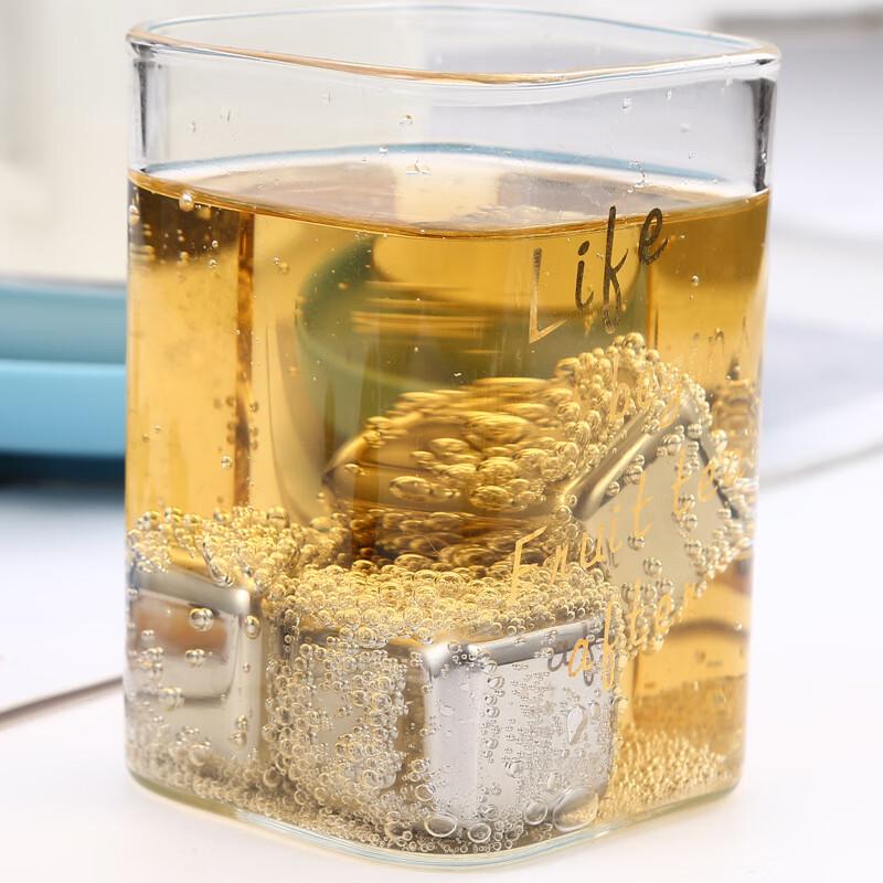 Yanggge 304 Stainless Steel Reusable Whiskey Stones Set