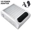 Strong Suction Nail Dust Collector Rechargeable Low Noise Nail Vacuum Cleaner Reusable Professional Nail Extractor Fan
