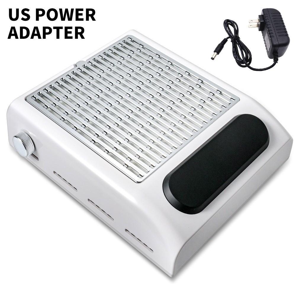 Strong Suction Nail Dust Collector Rechargeable Low Noise Nail Vacuum Cleaner Reusable Professional Nail Extractor Fan