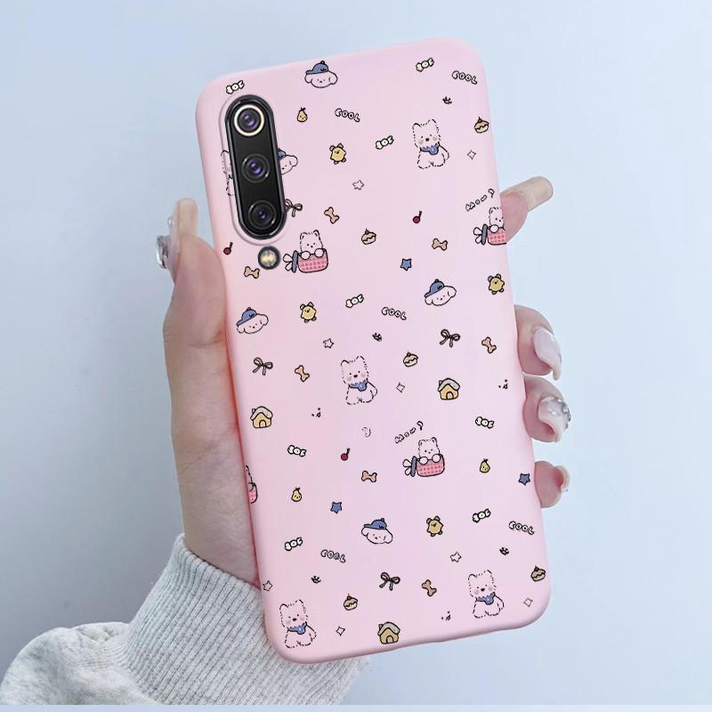 For Xiaomi Mi 9 SE Case Cute Cartoon Panda New Patterned Silicone Matte Soft Protection Cover For Xiaomi Mi 9 Mi9 SE Phone Cases