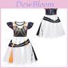 Kpop Dämonenjäger Mädchen Cosplay Kleid mit Rüschenrock für Kinder