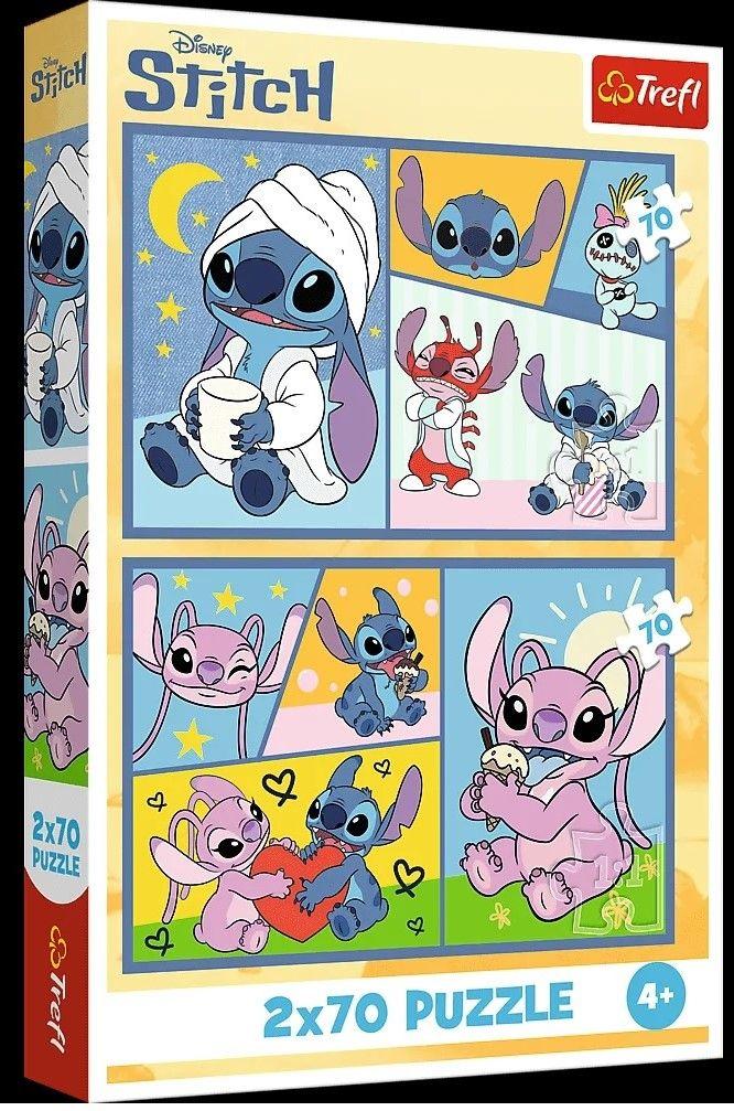 PUZZLE 2X70 MIT STITCH NIE LANGWEILIG 34444
