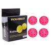 High Visibility 74mm Pickleball Competition 40 Holes Pickleball  Racket Sports