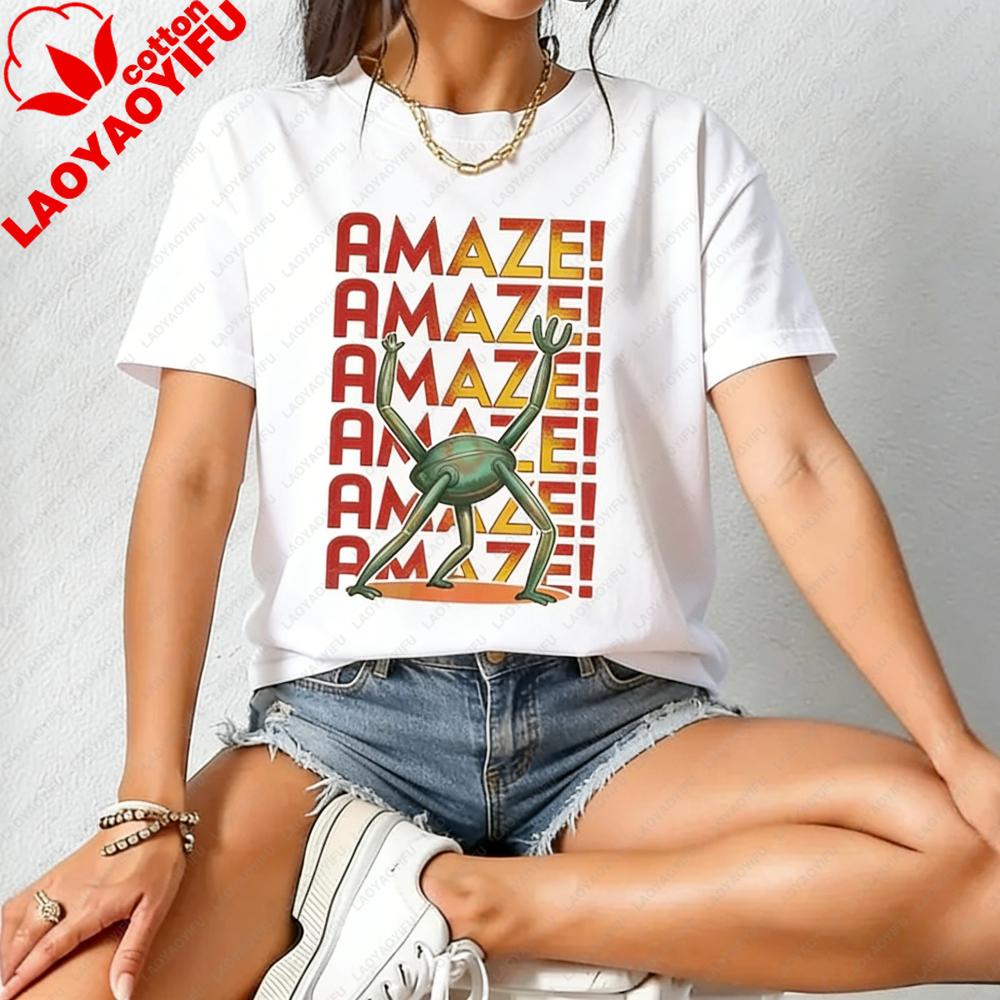 Amaze Amaze Amaze Shirt Project Hail Mary Rocky Inspired Sci Fi Tshirt Retro Style Book Lover Gift TShirt Unisex Unisex Cotton Tops