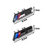 ABS Car Styling Front Grille Emblem Stickers Accessories For BMW M Power Thunder M1 M2 M3 M4 M5 M6 M7 M8 F48 G01 E84 F30 G11 G07