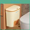 Garbage Bin With Wall Mounted Lid Large Capacity Easy To Install Cabinet Door Trash Can Food Garbage Holder