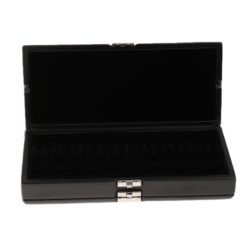 40 тростей Кейс Коробка Держатель Органайзер С Фланелевым Слотом Для Тростей Фагота Гобоя Держать United States