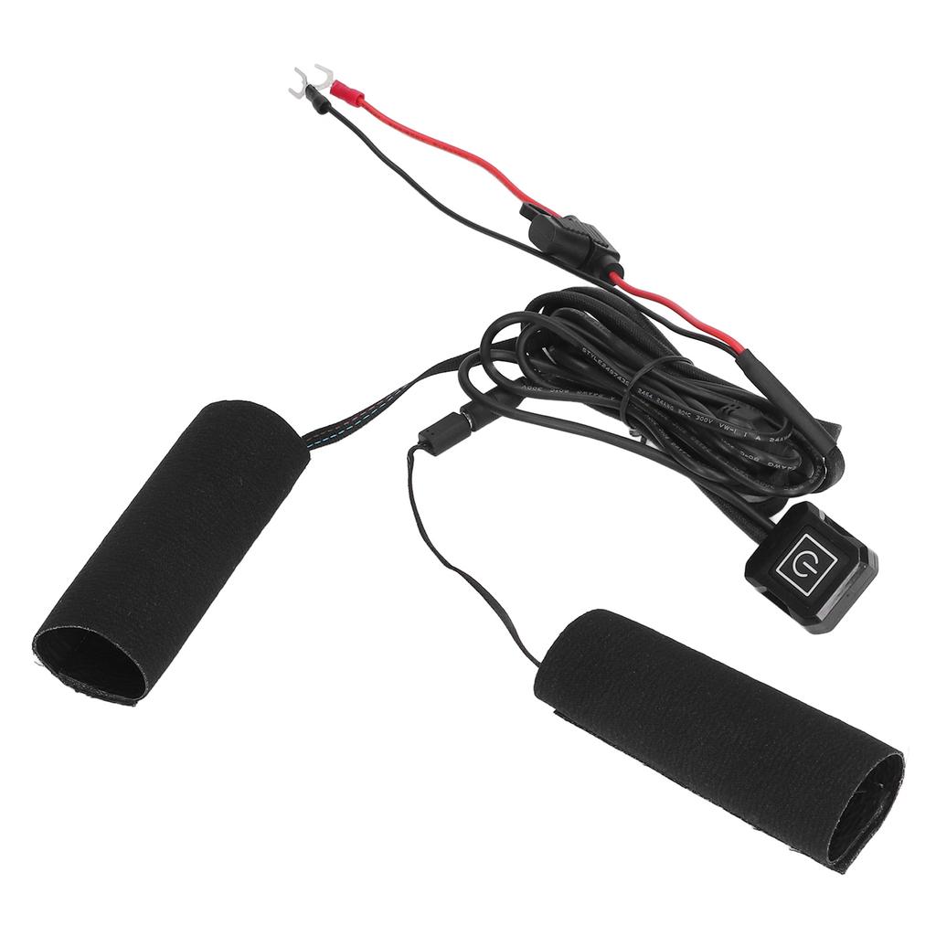 Motorcycle Heated Grip Cover 3 Levels IP67 Waterproof Hook and Loop Fixing Motorbike Heating Handle