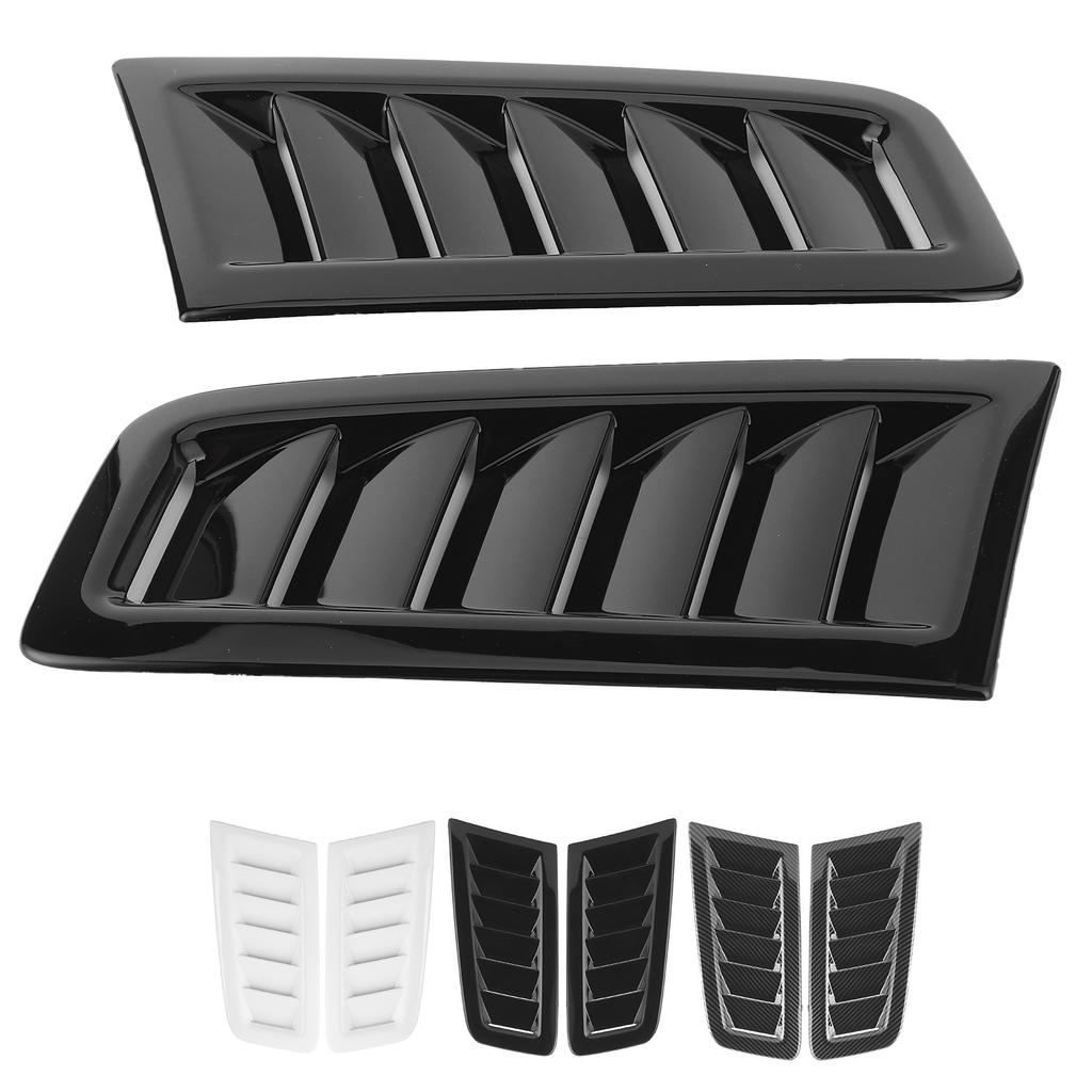 2Pcs  Bonnet  Vents Engine Hood Car Exterior Parts for  RS MK2 Style Car Front Vent Hood vents Car Accessories