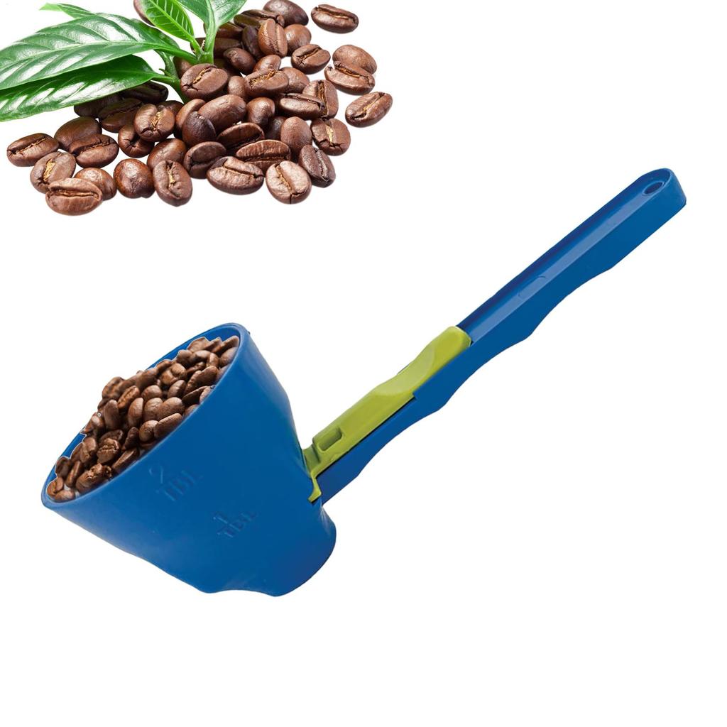 Messlöffel Trichter mit längerem Griff Pulverlöffel für Wasserflasche Kaffeebohne Zuckerlöffel Trichter Trichterlöffel Präzise