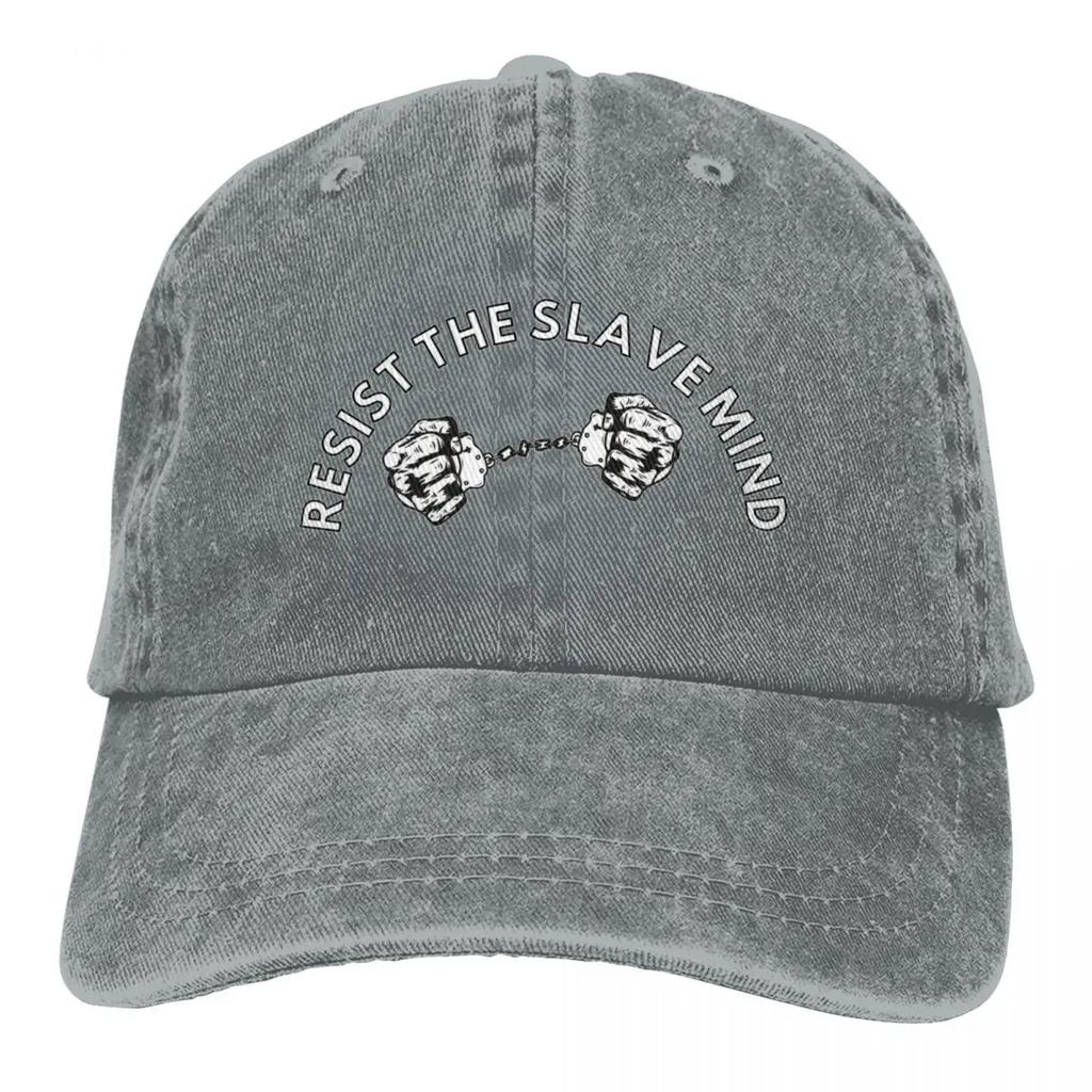 Casual Resist The Slave Mind Baseball Cap Unisex Style Distressed Denim  Hat Andrew Tate Top G Outdoor Workouts Caps Hat