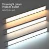 Ultra-thin Motion Sensor Under Cabinet Lights Wireless LED Light USB Rechargeable Kitchen Wardrobe Bedroom Cabinet Lighting