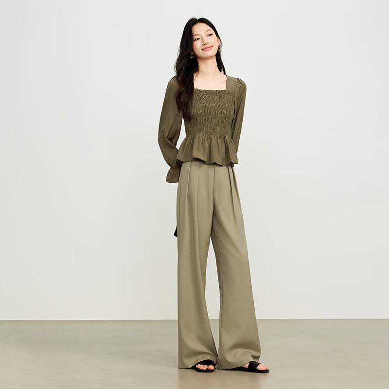 JOY SPEAKER Women's Relaxed Fit Suit Trousers