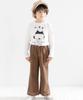 Bee Print Size Panda X White T-Shirt, Girls, Boys, Kids, Spring, Autumn, Winter, Taa05043, 140cm, 36. Style