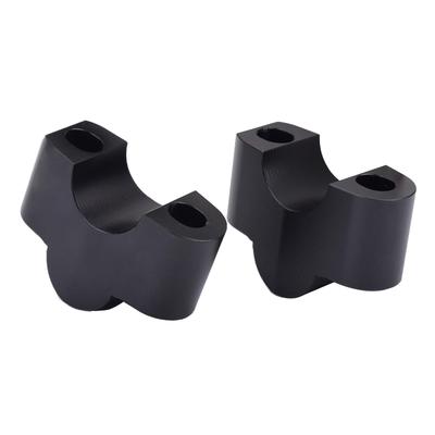 LEDISHUN For Suzuki Motorcycles V-Strom 250 All Year Steering Wheel Riser 25MM (With Handle) (Black)