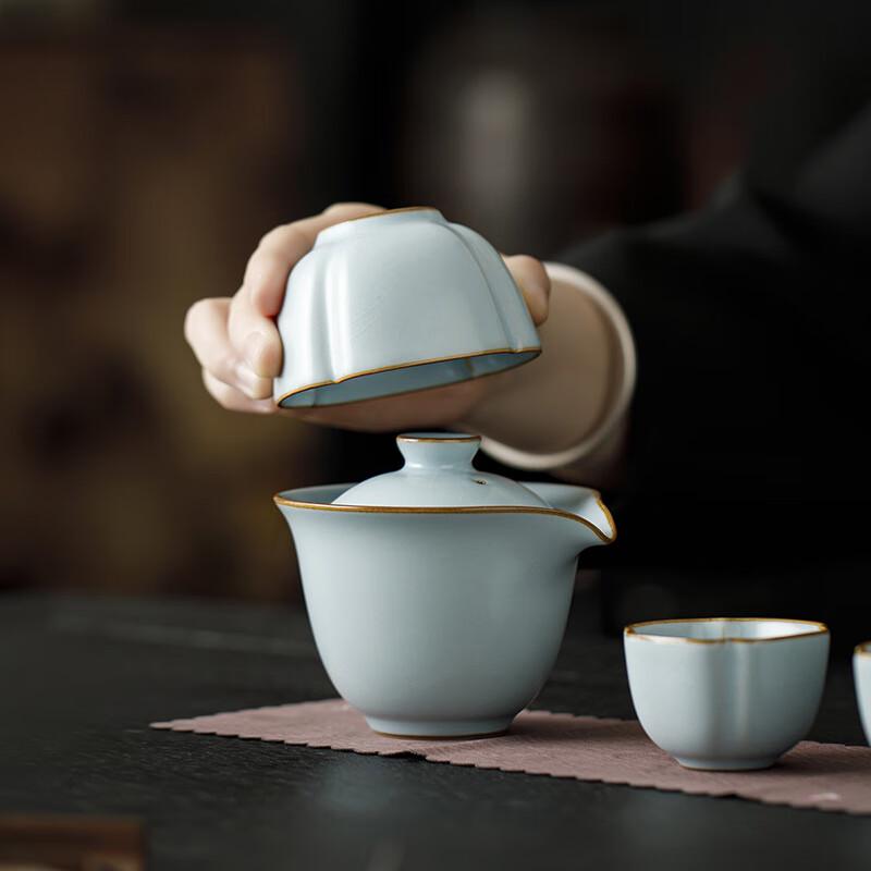 Tang Feng Ru Kiln Portable Kung Fu Tea Set